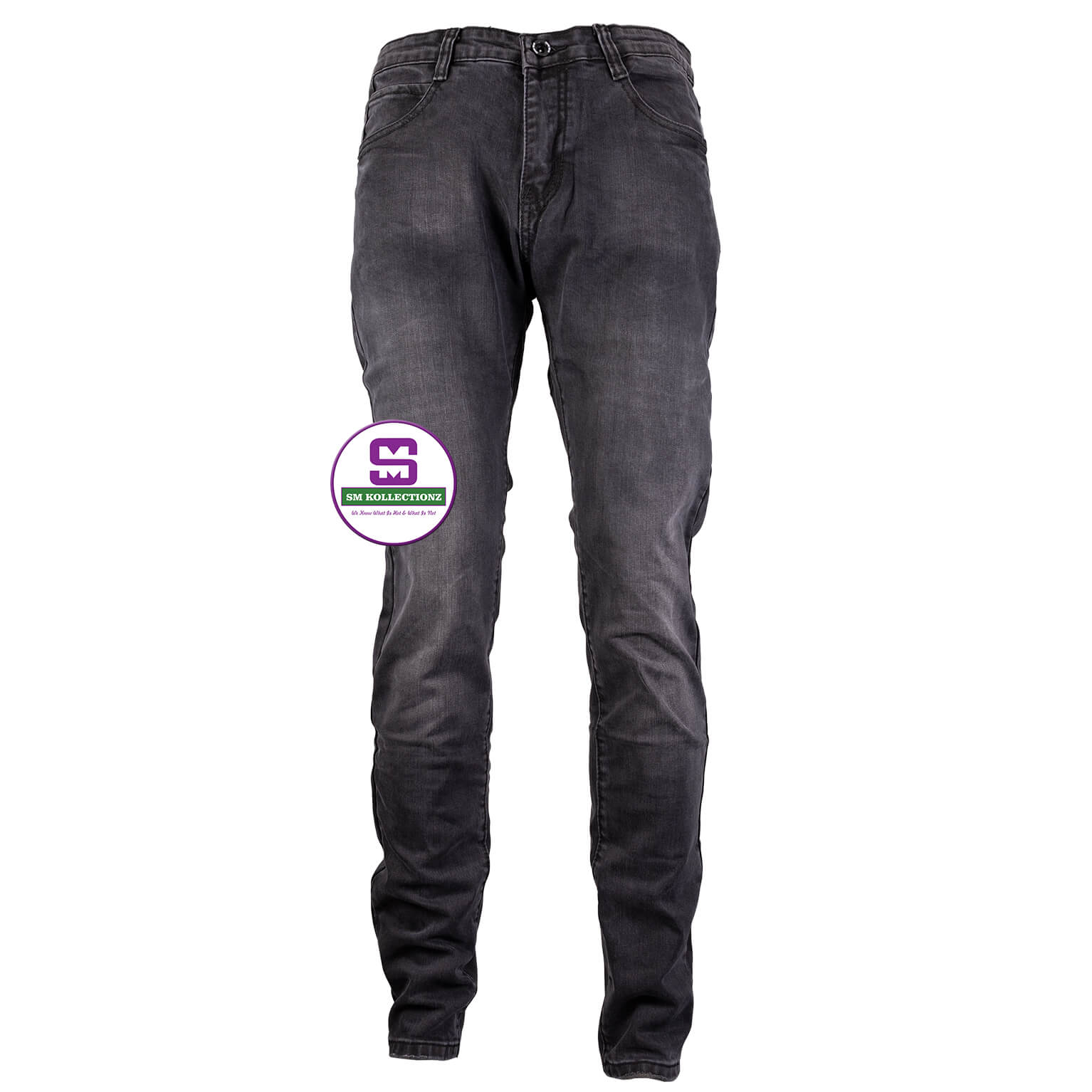 Charcoal Grey Men Slim Fit Jeans SM Kollectionz