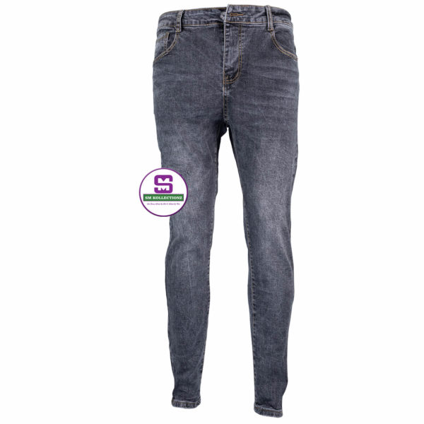 men's grey slim fit jeans