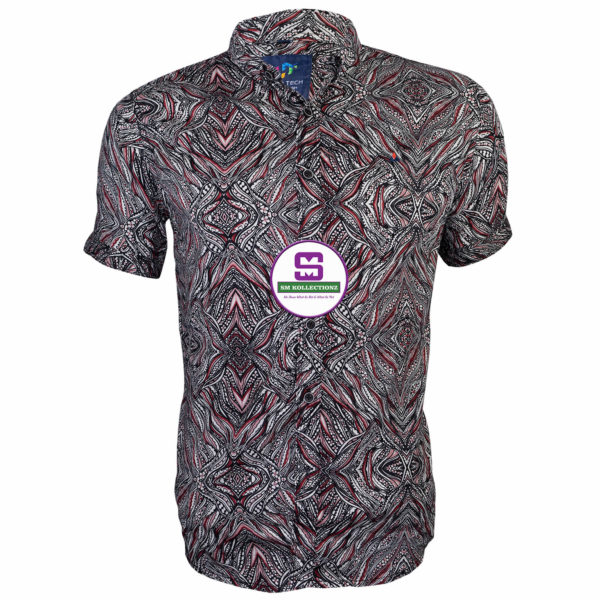 Short sleeve affordable men floral shirts kenya